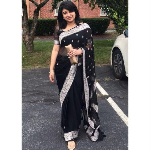 Vasthrlay Kanjivaram Border Saree