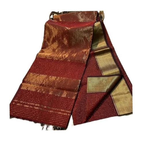 Vasthrlay Handwoven Designer Unstitched Saree