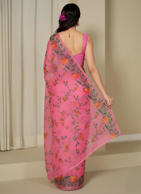 Vasthrlay Printed Kalamkari Matcching Unstitched