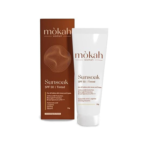 Mòkah Woman | Sunsoak| Tinted Sunscreen I SPF 50