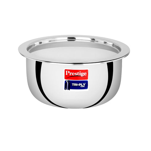 Prestige 16cm/1.4L Tri-Ply Stainless Steel Tope with Lid