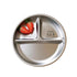 Stainless Steel Plate for Kids with 3 Compartments