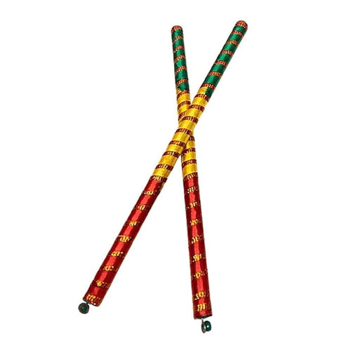 STLYZ Wooden Dandiya Sticks for Dance 15 inch