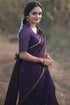 Vasthrlay Banarasi Unstitched Saree