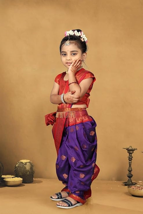 Vasthrlay Paithani Maharashtrian Contrast Traditional