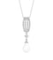 Clara 925 Sterling Silver Pearl Queen Pendant Chain