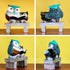 The Earth Store Lucky Book Reading Owls Statue Decorative Art Owls Resin Showpiece Home Decor