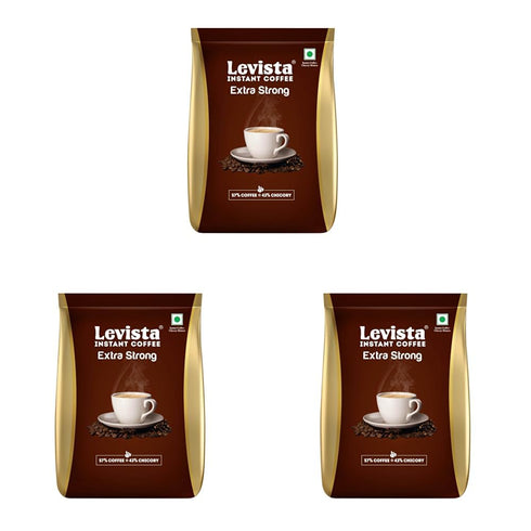 Levista Extra Strong Instant Coffee Pouch 1kg