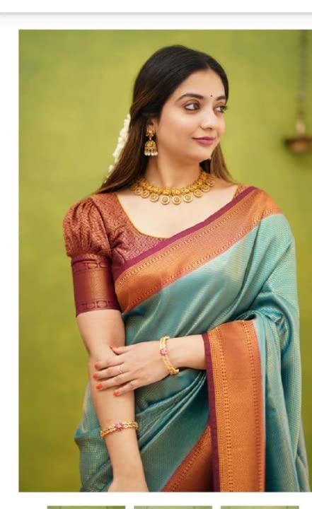 Vasthrlay Cream Kanjivaram Saree