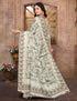 Vasthrlay Women's Cotton Kalamkari Wedding Saree With Blouse Piece