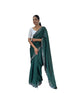 Vasthrlay Georgette Embellishments Scalloped Traditional