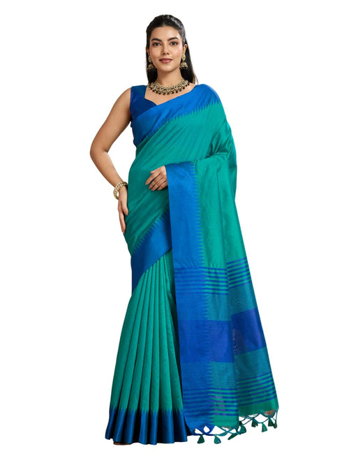 Vasthrlay Traditional Contrast Weaving