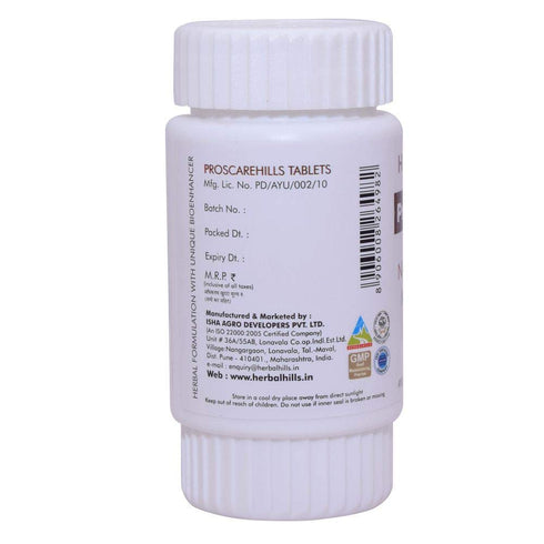 Herbal Hills Proscarehills Prostate Health Tablet bottle