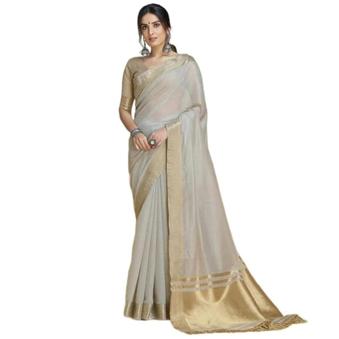 Vasthrlay Women's Cotton Unstitched Skin Friendly Saree