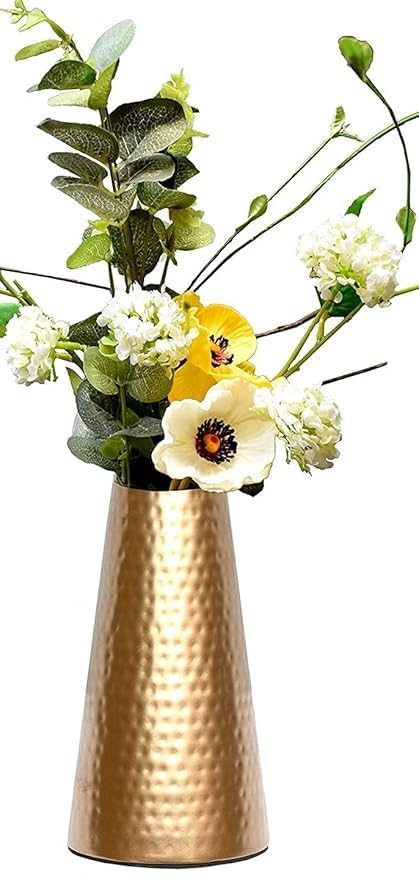 Iron Gold Flower Vase for Home