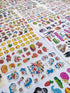 Eclet Wall Cartoon Puffy 3D PVC Cute Mix Stickers Funny for Kids On Gifts
