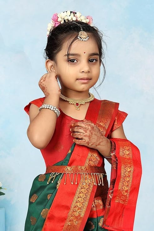 Vasthrlay Paithani Maharashtrian Contrast Traditional