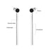 Stainless Steel Long Chain Tassel Drop Earring with Black Stone