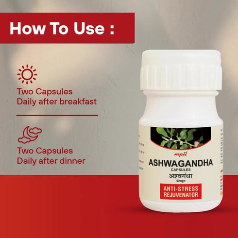 MPIL Ashwagandha Capsule Helps in Stress Management and Improve