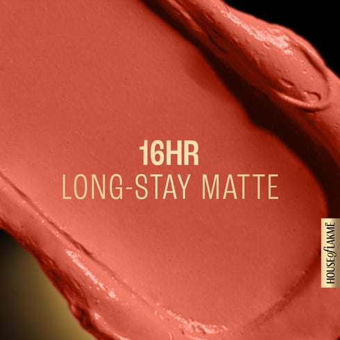 Lakme Forever Matte Liquid Lip Colour | Orange Tango