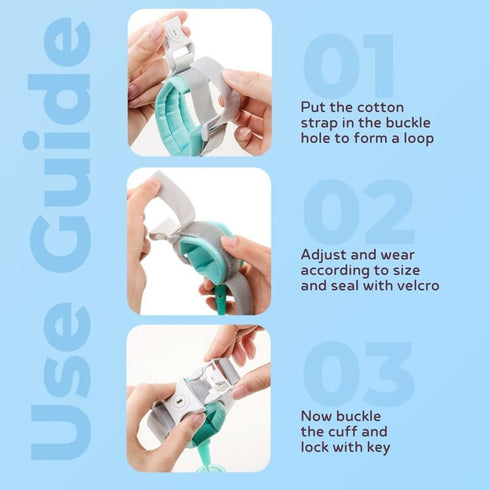 Anti Lost Wrist Link with Lock and Key for Baby Safety