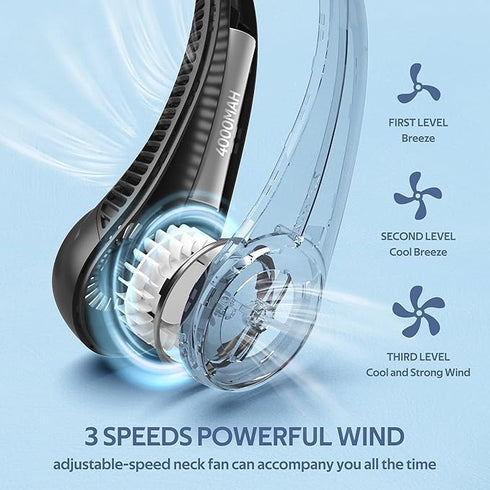 Smart Cooling Portable Neck Fan