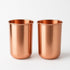 HEALTHANDWEALTH Pure Copper Tumbler Set of 2 Julep Cup 250ml