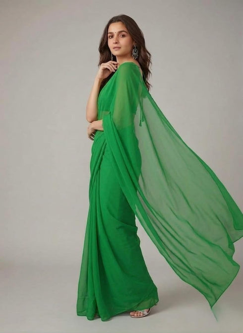 Vasthrlay Georgette Lightweight Ethnic Wear