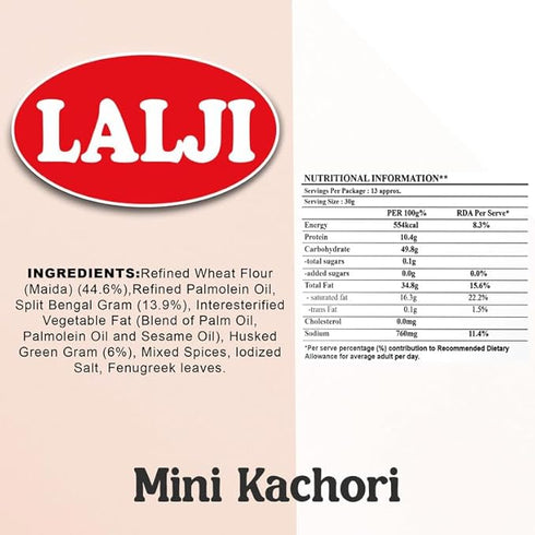 Lalji Foods Mini Kachori