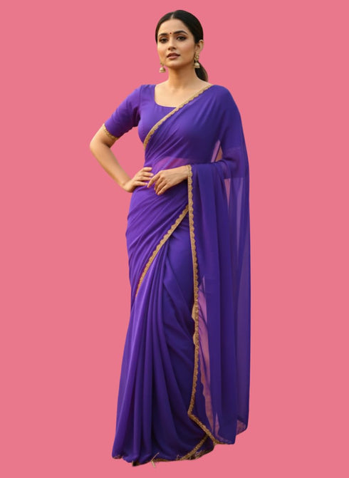 Vasthrlay Decorative Unstitched Saree