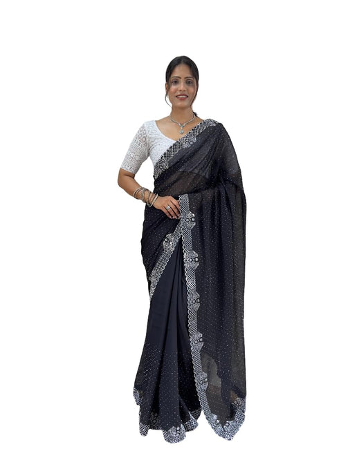 Vasthrlay Georgette Lightweight Receptions Gatherings