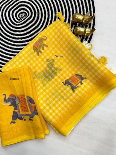 Vasthrlay Checked Digital Design Lightweight