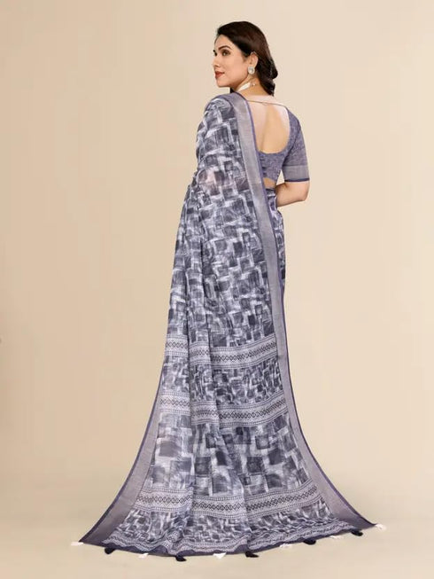 Vasthrlay Banarasi Traditional Unstitched Saree