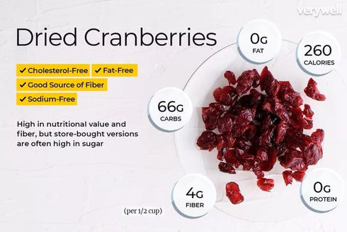Bombay Snacking Company Dried Cranberries 100gm