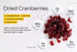 Bombay Snacking Company Dried Cranberries 100gm