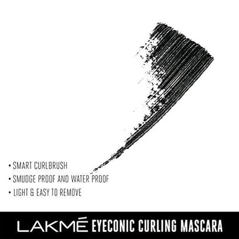 Lakme Eyeconic Lash Curling Mascara | Black | 9ml
