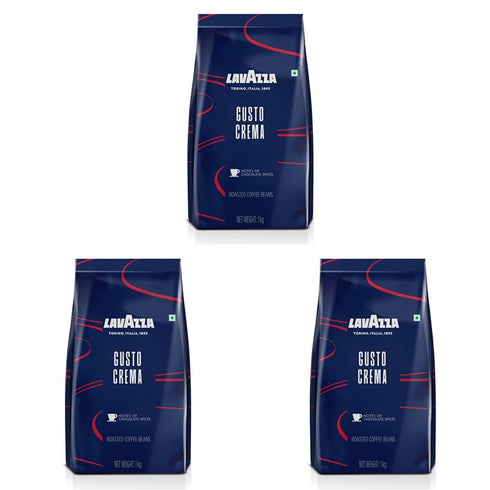 Lavazza Gusto Crema Roasted Coffee Beans 500g