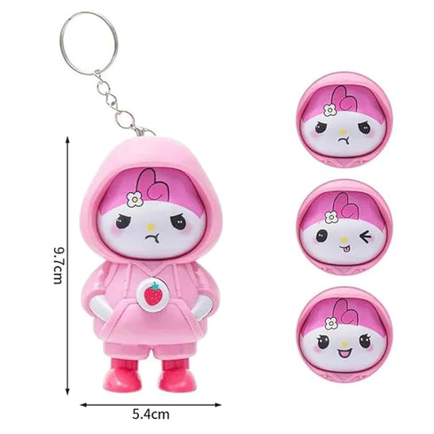 Zinnia ShinChan Face Changing Keychain