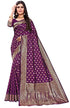 Vasthrlay Banarasi Kanjivaram Wedding Paithani Saree With Blouse Piece