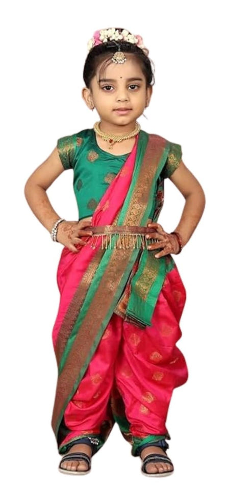 Vasthrlay Paithani Maharashtrian Contrast Traditional
