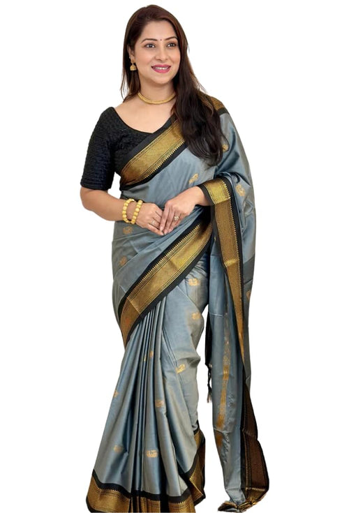 Vasthrlay Kanjivaram Lichi Blouse Ethnic Wear
