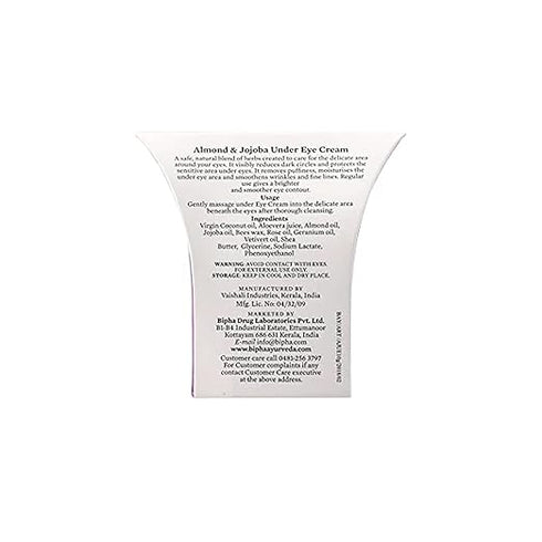 Bipha Ayurveda Almond & Jojoba Under Eye Cream