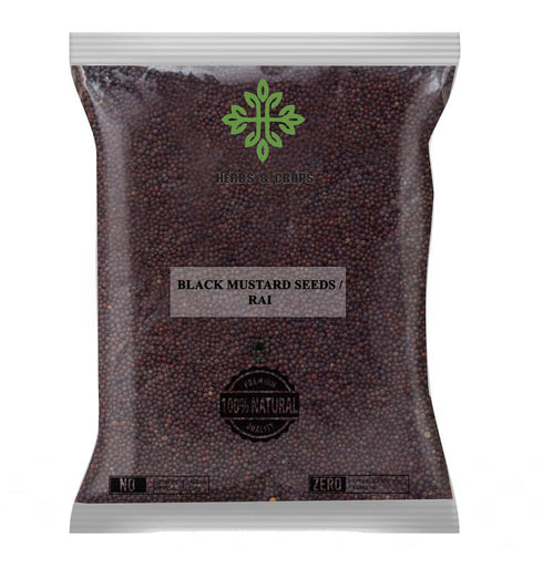 Herbs and Crops Select Black Mustard Seeds