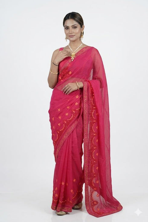 Vasthrlay Embroidered Swarovski Ethnic Wear
