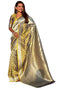 Vasthrlay Banarasi Unstitched Saree