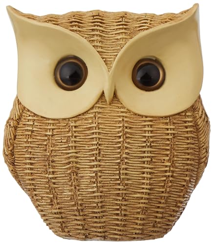 Modern Classy Happy Owl Resin Art Figurine | Beautiful Home Decor