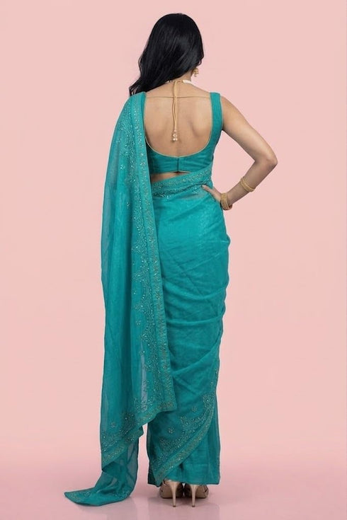 Vasthrlay Embroidered Swarovski Ethnic Wear