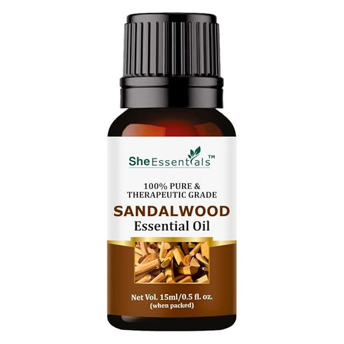 She Essentials Sandalwood Essential Oil 15ml