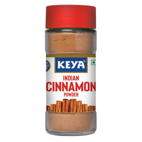 Keyafoods Keya Indian Cinnamon Powder 50g 100 Pure & Natural Packed with Zero Preservatives or Additives Indian Spices Aroma & Flavour Pack of 2