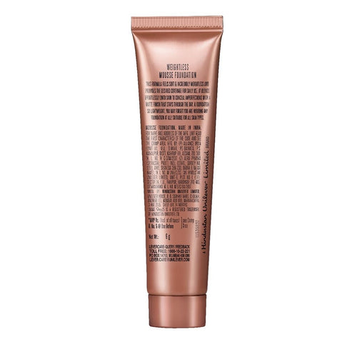 Lakme 9To5 Weightless Mousse Foundation | Toffee